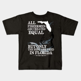 All Fisherman Created Equal Kids T-Shirt